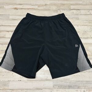 RBX Men's Large Black Athletic Gym Shorts X-Dri Pockets Training Workout